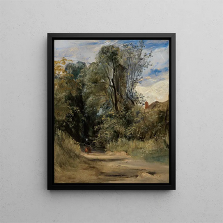 Richard Parkes Bonington - A forest path.webp