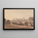 Isla de la Cité - Richard Parkes Bonington — cuadro enmarcado en la pared