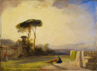 Richard Parkes Bonington - View on the Grounds of a Villa near Florence.webp