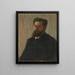 Herrenporträt - Richard Seemann — framed artwork on a wall