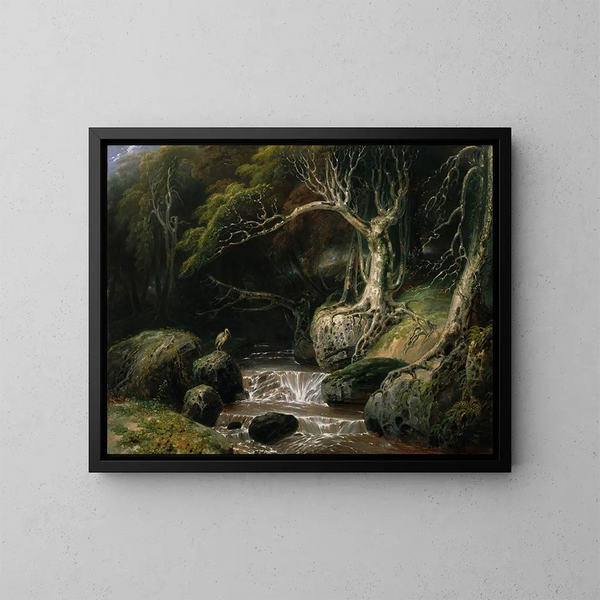 Solitude paysagère - Richard Westall — cuadro enmarcado en la pared