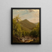 Un arroyo de montaña - Richard William Hubbard — cuadro enmarcado en la pared