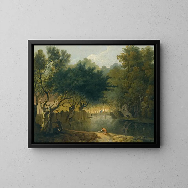 Una vista de St James's Park en Londres - Richard Wilson — cuadro enmarcado en la pared