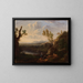 Small Landscape Painting - Richard Wilson — framed artwork on a wall