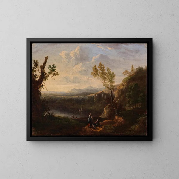 Pequeño paisaje - Richard Wilson — cuadro enmarcado en la pared