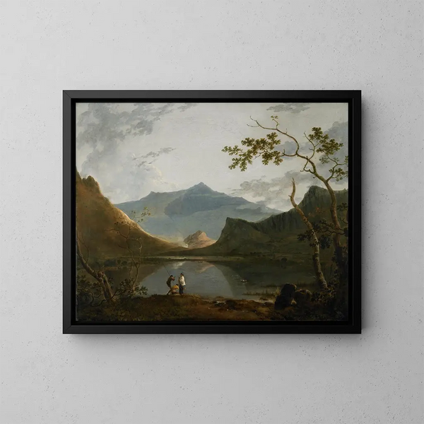 Snowdon desde Llyn Nantlle - Richard Wilson — cuadro enmarcado en la pared