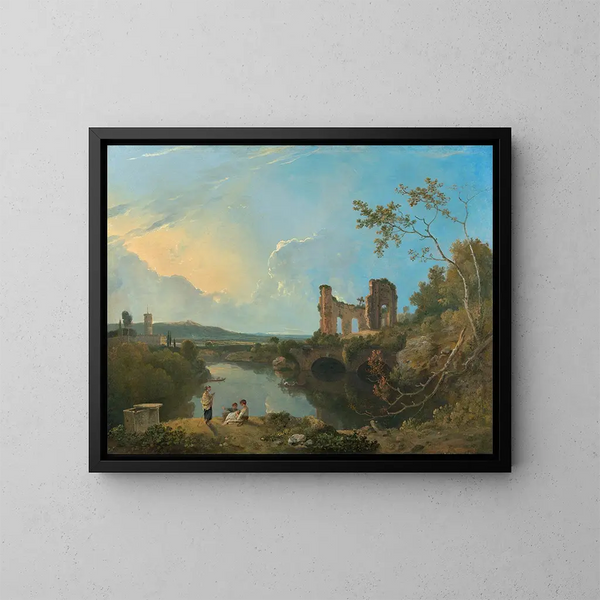 Templo de Venus en Baíes - Richard Wilson — cuadro enmarcado en la pared