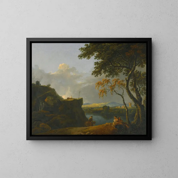 El monje blanco - Richard Wilson — cuadro enmarcado en la pared