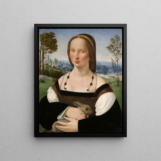 Ridolfo Ghirlandaio - Portrait of a Lady with a Rabbit.webp