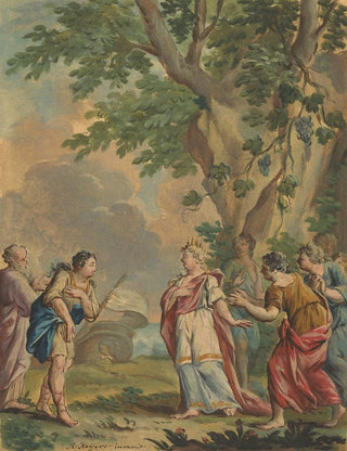Rienk Keyert - Telemachus en Mentor komen aan bij de nimf Calypso.webp