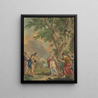 Rienk Keyert - Telemachus en Mentor komen aan bij de nimf Calypso.webp