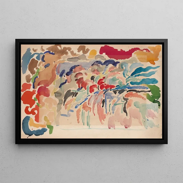 Color Study - Rik Wouters — framed artwork on a wall