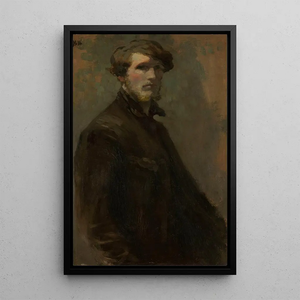Self-portrait - Rik Wouters — framed artwork on a wall