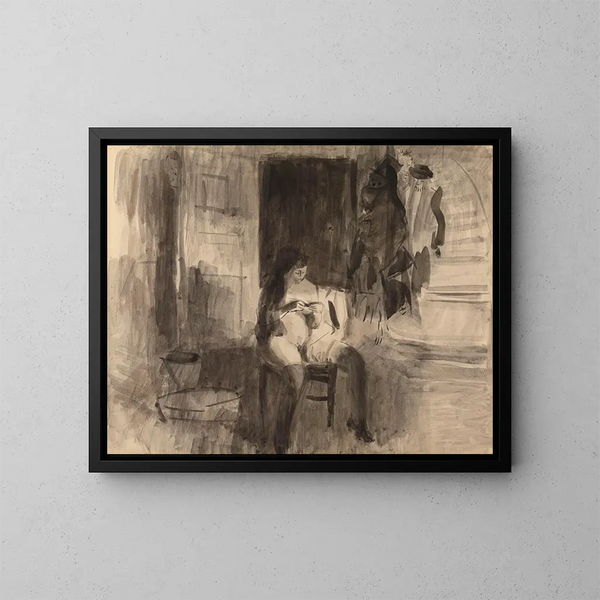 Susanne et les vieillards - Rik Wouters — framed artwork on a wall