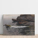 Reproduction of the painting Rocky Shoreline Painting at Capo Lungo - Alfred Zoff