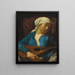 El jugador de mandolina - Robert Anning Bell — cuadro enmarcado en la pared