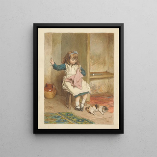 Robert Barnes - Girl Sewing.webp