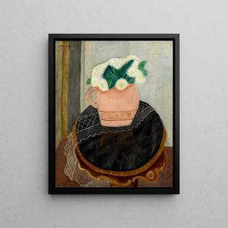 Robert Bereny - Nature morte aux fleurs blanches.webp