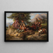 Pause joyeuse lors de la randonnée des étudiants - Robert Beyer — framed artwork on a wall