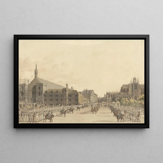 Robert Bremmel Schnebbelie - Westminster during Queen Carolines Trial.webp