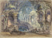 Pavillons fantastiques dans une grotte - Robert Caney — artwork view