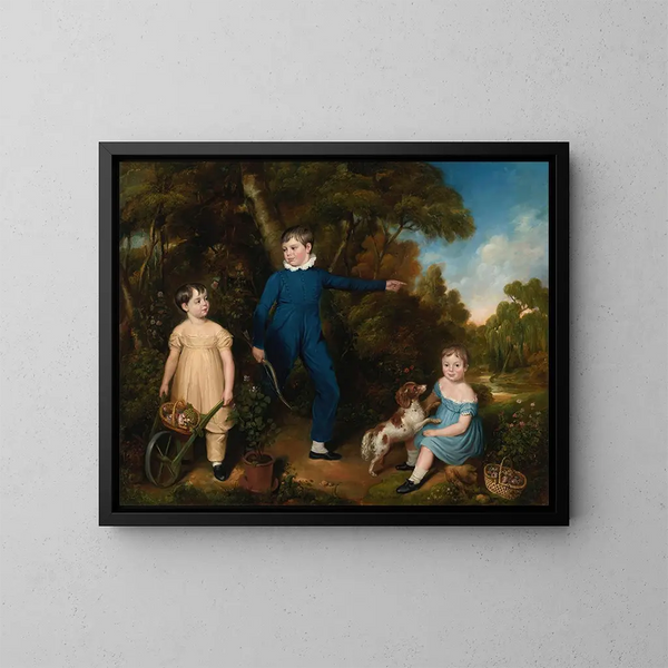 Los niños de Charles Kendal de Manchester - Robert Crozier — cuadro enmarcado en la pared