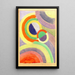 Composition - Robert Delaunay — framed artwork on a wall