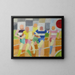 Corredores - Robert Delaunay — cuadro enmarcado en la pared