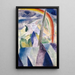 La flecha de Notre-Dame Vista de París Notre-Dame - Robert Delaunay — cuadro enmarcado en la pared