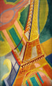 Eiffel Tower Painting - Robert Delaunay — artwork view