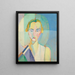 Study for Madame Heim's Portrait - Robert Delaunay — framed artwork on a wall