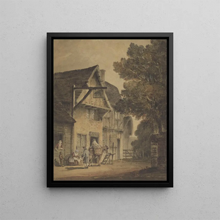 Robert Dixon - Figures Outside the Boar Inn.webp