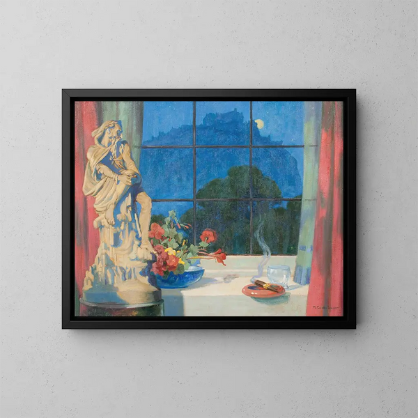 From my studio window in Edinburgh - Robert Easton Stuart — framed artwork on a wall