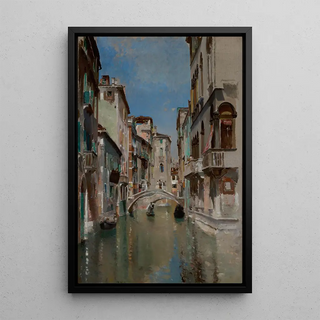 Robert Frederick Blum - Canal in Venice San Trovaso Quarter.webp
