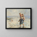 At the water's edge - Robert Gemmell Hutchison — framed artwork on a wall