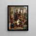 Refreshing the tired - Robert Hannah — framed artwork on a wall