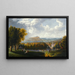 Vista del río Hudson desde la iglesia holandesa de Tarrytown Beekman Manor House - Robert Havell Jr — cuadro enmarcado en la pared
