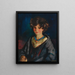Annie Beg - Robert Henri — cuadro enmarcado en la pared