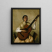 Spanish Blind Singer Painting - Robert Henri — framed artwork on a wall