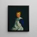 Dutch girl laughing - Robert Henri — framed artwork on a wall