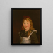 Hija holandesa - Robert Henri — cuadro enmarcado en la pared