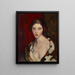 Hélène - Robert Henri — cuadro enmarcado en la pared
