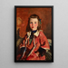 Joven chica irlandesa - Robert Henri — cuadro enmarcado en la pared