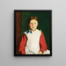 Niña irlandesa - Robert Henri — cuadro enmarcado en la pared