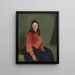 Marie du Connemara - Robert Henri — framed artwork on a wall