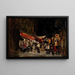 Night on the Promenade - Robert Henri — framed artwork on a wall