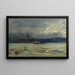 on the Hudson River - Robert Henri — framed artwork on a wall