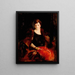 Retrato de la Sra. William Preston Harrison - Robert Henri — cuadro enmarcado en la pared