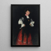 Young Spanish Girl from Madrid, a Chula - Robert Henri — framed artwork on a wall