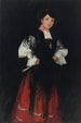 Young Spanish Girl from Madrid, a Chula - Robert Henri — artwork view